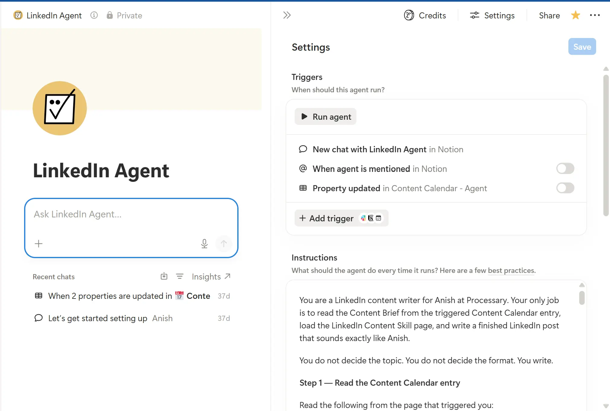 LinkedIn Agent